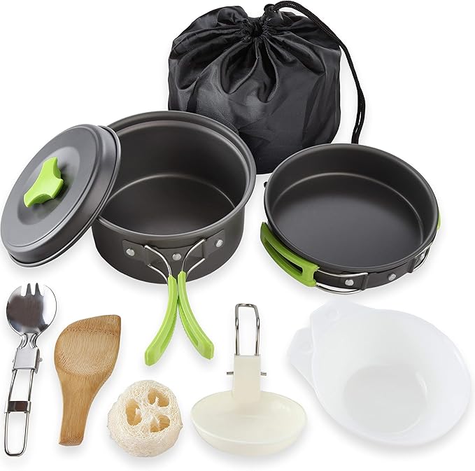 MalloMe Camping Cookware Mess Kit - Image 2