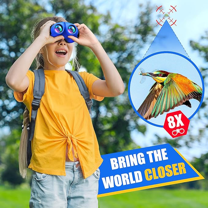 LET'S GO! Binocular for Kids, Compact High Resolution Shockproof Binoculars - Image 3