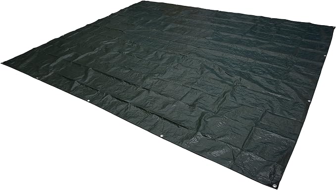 Amazon Basics Waterproof Camping Tarp, 9.5 Feet x 11.3 Feet, Dark Green by AmazonBasics