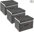 TYEERS Collapsible Storage Boxes, Washable Fabric Storage Bins by StorageOrganization