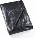 GUARD SHIELD Black Tarp 10x10 Feet Waterproof Tarps Lightweight Camping Tarp by GUARDSHIELD