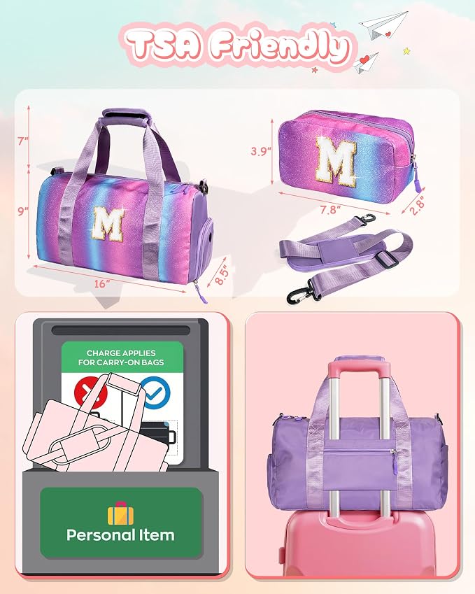 Dorm Room Essentials for Girls-Girl Gym Bag - Image 3