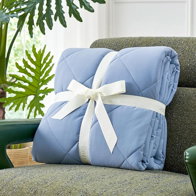 Cozy Bliss Cooling Blanket for Hot Sleepers, Q-Max 0.4 Cooling Comfort Queen - Image 6