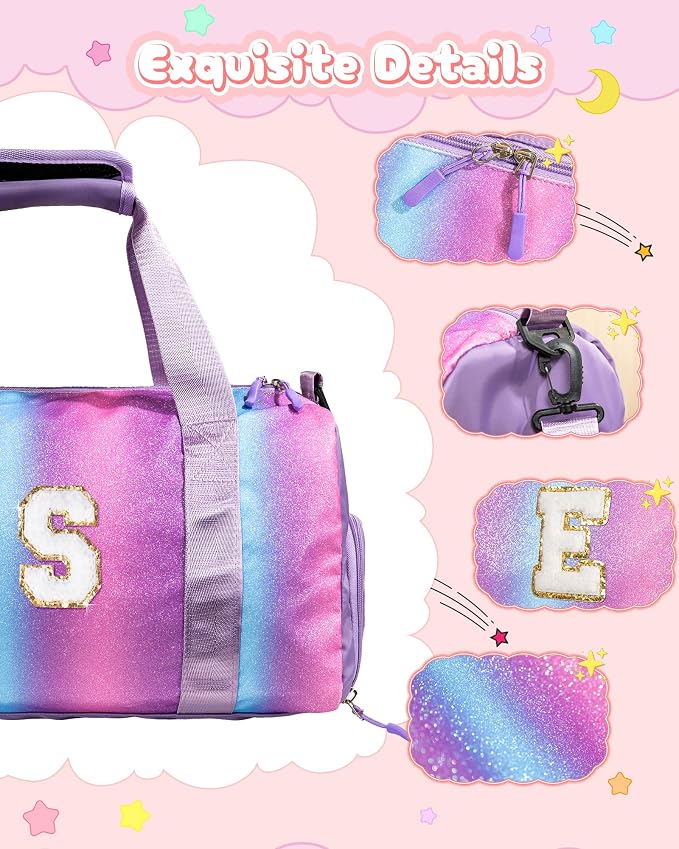Dorm Room Essentials for Girls-Girl Gym Bag - Image 4