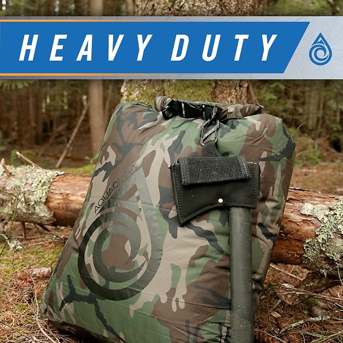 AquaQuest Rogue Dry Bag – 60L Olive Drab – 100% Waterproof Roll Top – Travel - Image 3