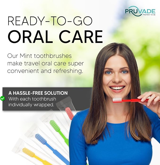 12 Pack Disposable Toothbrushes - Image 4