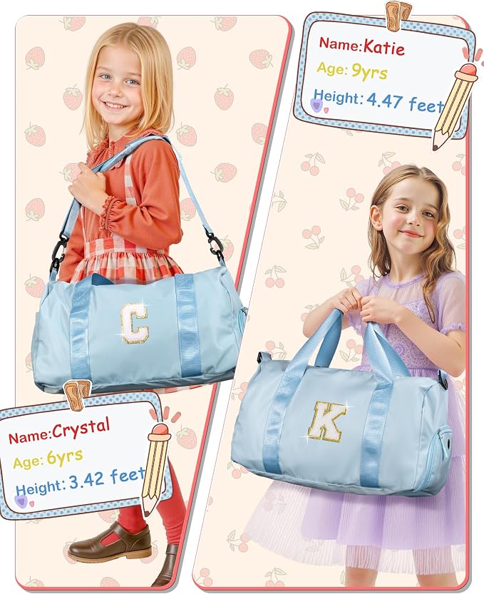 Gifts for 3 4 5 6 7 8 9 10 Year Old Girls-Girl Gym Bag - Image 6