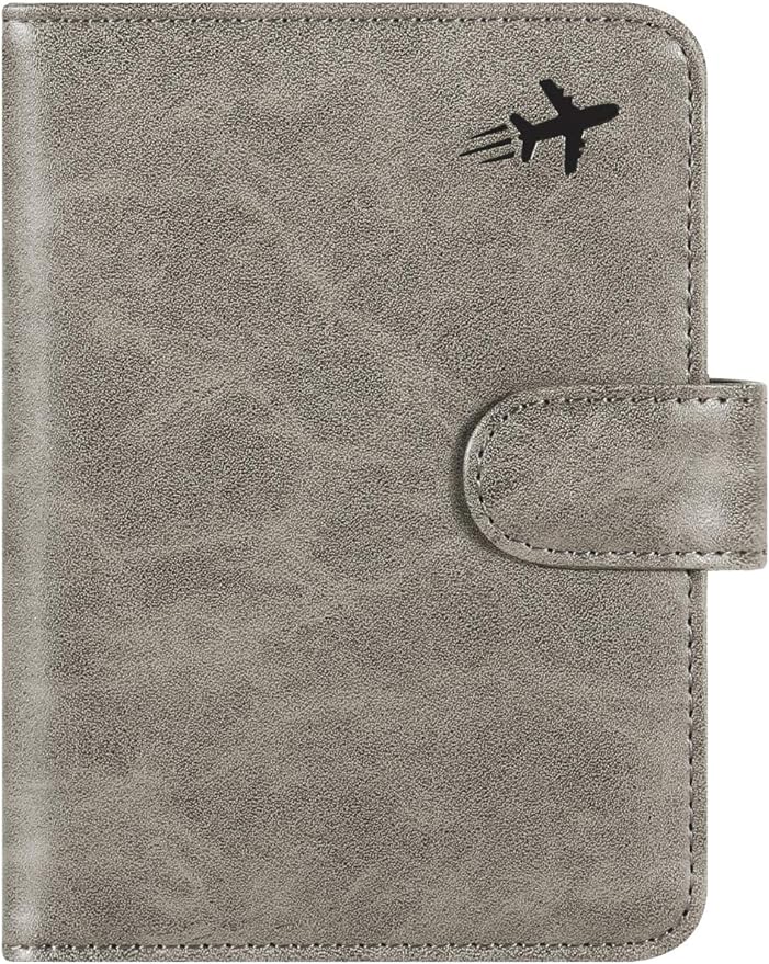 Passport Holder Cover Wallet RFID Blocking Leather Card Case Travel Accessories by PASCACOO