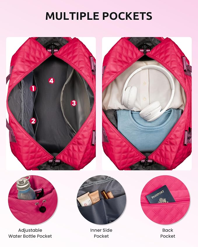 Ladies Gifts for Women, Birthday Gift-Initial Travel Bag - Image 6