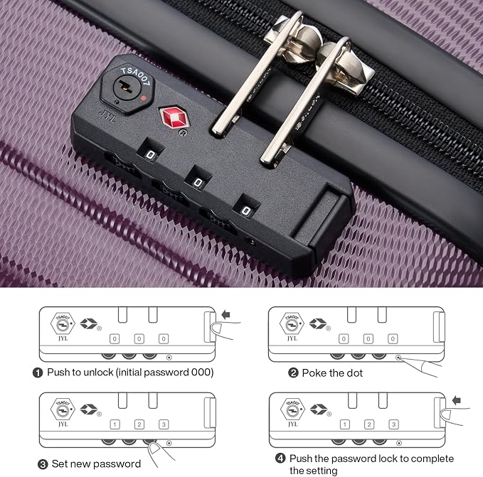 Hanke Luggage Sets 2 piece Carry On Luggage - Image 7
