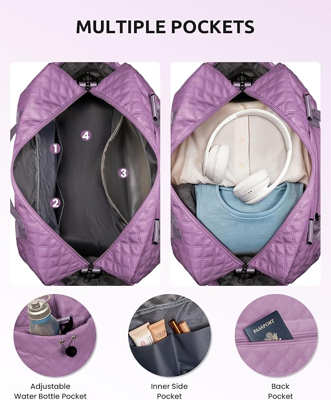 Women's Personalized Monogram Overnight Weekender - Image 6
