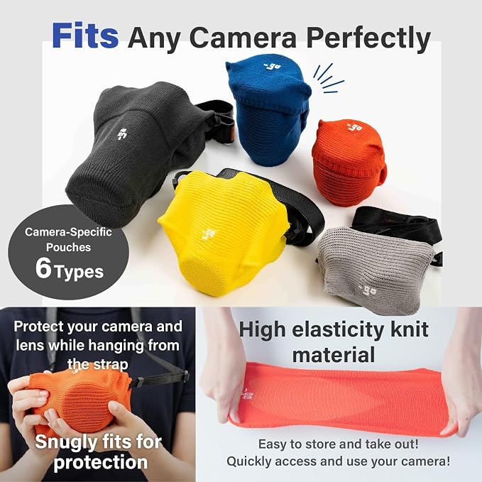 Camera Cover, Polygon W, Made in Japan, M size - Image 3