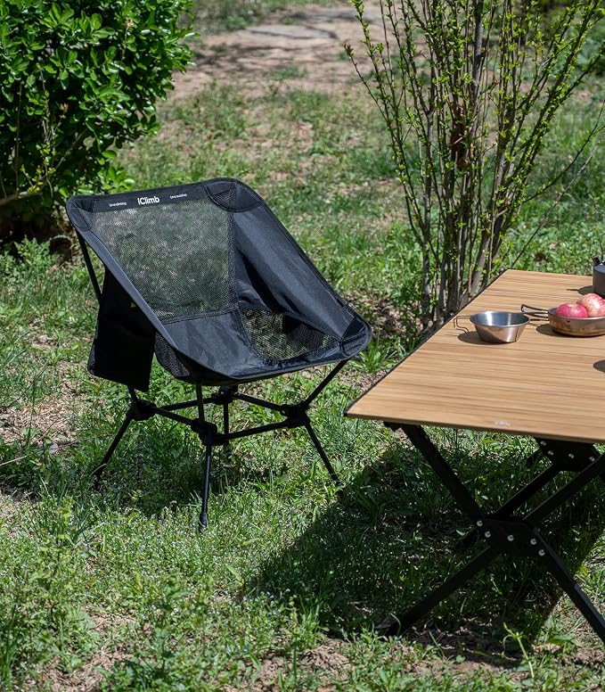 iClimb Ultralight Compact Camping Folding Beach Chair - Image 5