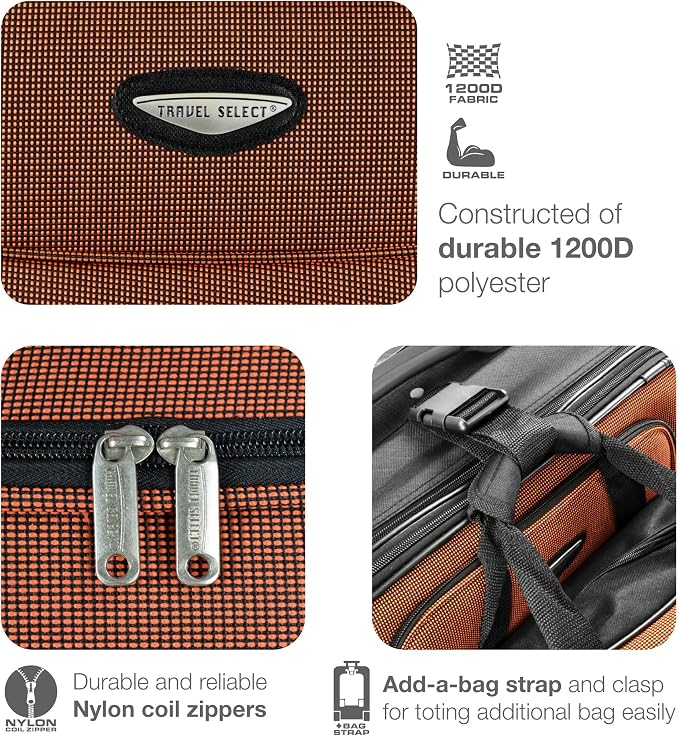Travel Select Amsterdam Softside Expandable Rolling Luggage Set, 2-Piece - Image 7