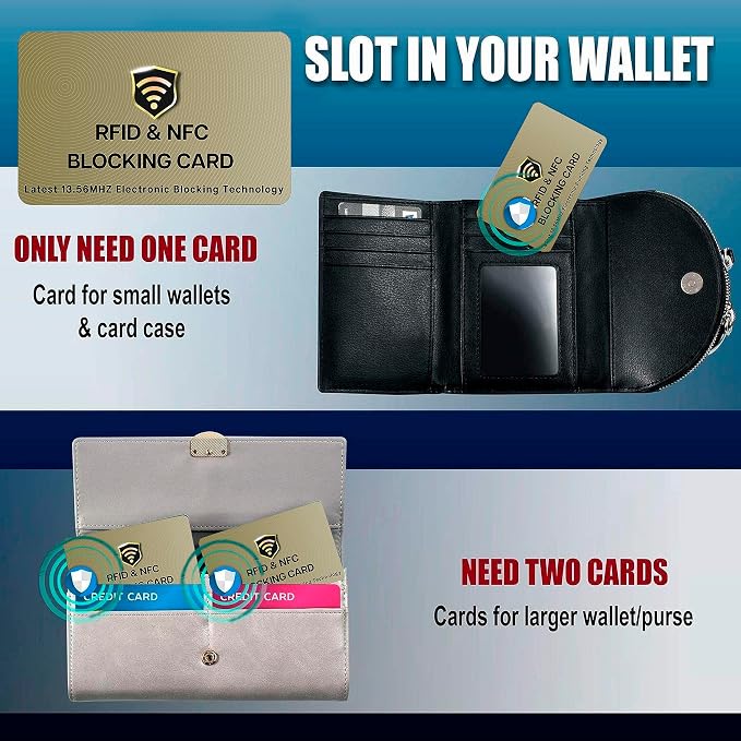 SaiTech RFID Protected Cards, NFC Contactless Bank Debit Credit Card Protector - Image 9